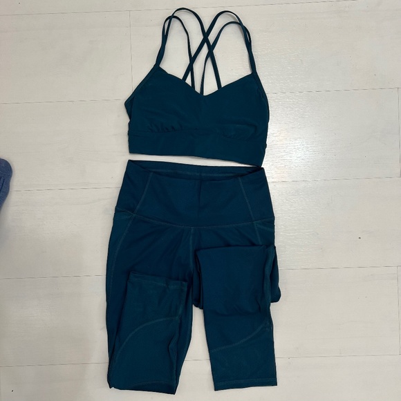 Teal activewear set - Picture 1 of 3